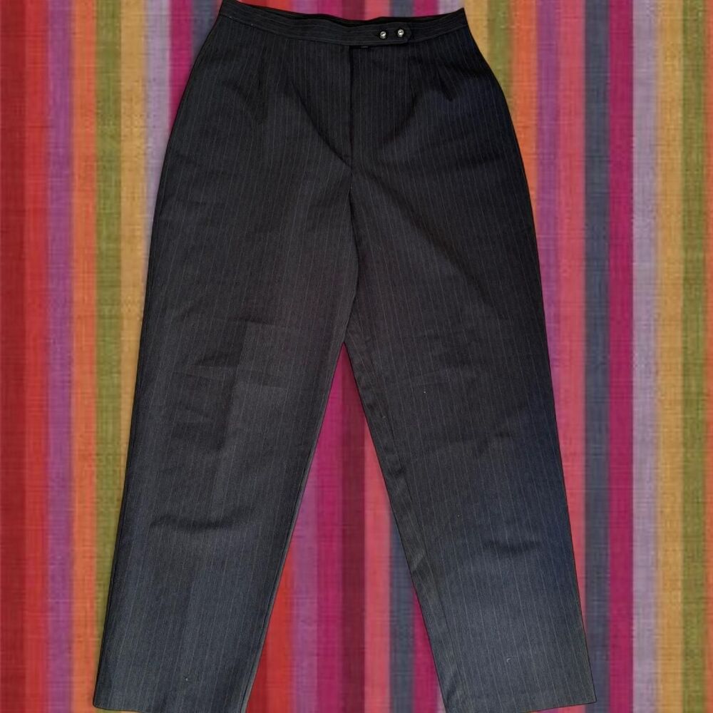 Fashion-bug Women's Black and Grey Trousers